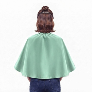 Cape de coiffure courte professionnelle pour femme, tablier de salon de coiffure, cape de barbier unie pour femme - Product Image 5