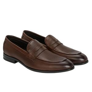 Chaussures décontractées en cuir pour hommes, bout rond, fabrication OEM, vente en gros, exportation, approvisionnement en vrac - Product Image 5