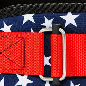 Ceinture de musculation en nylon durable avec double couture et attache chaîne mousqueton robuste - Product Image 5