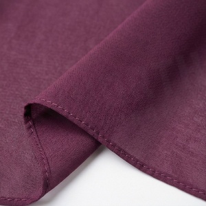 Hiyab de poliéster de color sólido para mujer, tela jersey, agradable al tacto, para uso diario, pañuelo étnico de Oriente Medio. - Product Image 6