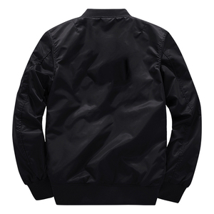 Veste bomber de style sportif à fermeture éclair, manches longues, veste bomber pour homme, vente en gros à bas prix, meilleure fabrication - Product Image 3