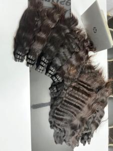 Extensiones de Cabello Humano Remy Virgen Rizado al por Mayor, Doble Trama, Tejido a Máquina, Ondulado Profundo Suelto Indio, Sin Enredos ni Caída - Product Image 2