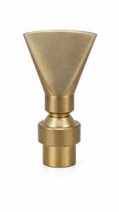 Buse de fontaine à jet d'eau en acier inoxydable industriel, durable, en forme d'éventail, pour fontaines de jardin, piscines et lacs extérieurs. - Product Image 1