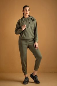 women hoodie jogger <b>Sets</b> Fleece Pullover Hoodies and Straight Leg Pants Custom Logo Manufacturer Women's Hoodies <b>Sets</b> - Product Image 4