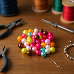 Perle di Ilatone 8mm 20g Multicolore per Creazione Gioielli - Product Image 3