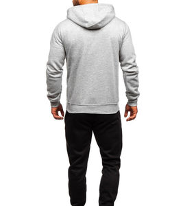Conjunto Deportivo de Invierno para Hombre, con Sudadera con Cierre y Pantalones Acampanados, Cómodo, Elegante y Moderno, Producto OEM - Product Image 2
