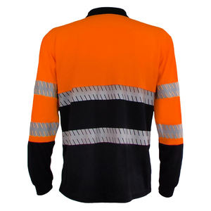 Camisas de Trabajo al por Mayor para Hombre, Manga Larga, Material Reflectante de Alta Visibilidad, Camisa Polo con Bolsillo Delantero para Ropa de Trabajo - Product Image 3
