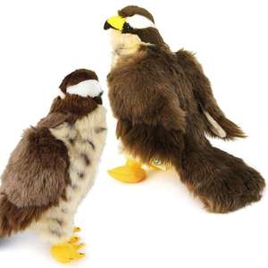 Peluche faucon avec bec et pattes jaunes, 31cm-50cm, pour enfants de 2 à 4 ans, unisexe - Product Image 3