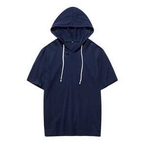 Camiseta con Capucha de Manga Corta Estampada para Parejas, Camiseta con Capucha Personalizada para Venta al por Mayor de Ropa Urbana - Product Image 4