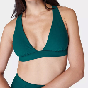 Conjunto de Bikini de Dos Piezas para Mujer, Cuello en V Profundo, Cintura Alta, Traje de Baño Elástico de Spandex y Poliéster, de Alta Calidad y Sostenible - Product Image 6