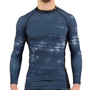 Chemise de sport pour homme à manches longues, protection anti-UV, impression par sublimation, séchage rapide, spandex polyester, surf, natation, plongée - Product Image 1
