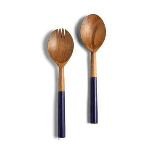 Utensilio para servir ensalada de madera y resina, estilo moderno, ideal para servir ensalada en el hogar, cocina, fiestas y eventos, a precio de fábrica. - Product Image 3