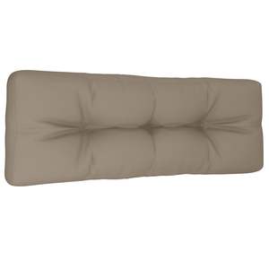 Coussin d'extérieur en tissu taupe 47.2 "x 15.7" x 4.7 "Coussin de palette - Product Image 2