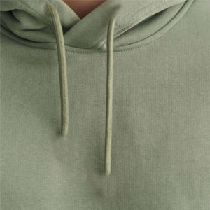 Sudadera con Capucha Oversize de Algodón para Hombre, Estilo Sólido de Invierno con Serigrafía, Felpa Lisa Teñida, 100% Algodón - Product Image 2