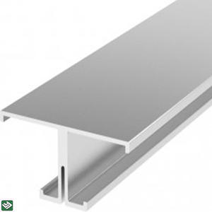 Profils en aluminium en forme de T sur mesure pour lettres-canaux, services de découpe, soudage et pliage, série 6000 décorative - Product Image 2