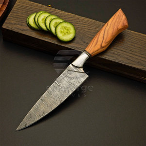 Ensemble de couteaux de chef de haute qualité, nouveau style, prix bas, manche en bois, ensemble de couteaux de chef robustes - Product Image 6