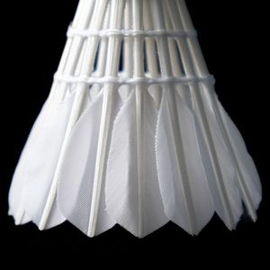Professional VinaStar Exporting Grade Shuttlecock Natural White Goose Feather <b>Badminton</b> Ball High Durability Stable Trajectory - Product Image 4