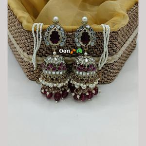 ต่างหูจี้เพชรทรงหยดน้ำชุบทอง 24K-10574479BL - Product Image 6