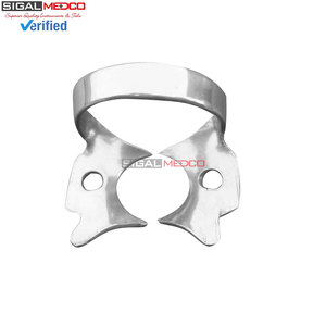 Pince de barrage en caoutchouc endodontique, instruments dentaires pour l'isolement dans le traitement des canaux radiculaires, pince dentaire de précision en acier inoxydable - Product Image 4