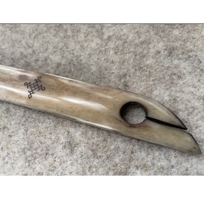 เครื่องมือสานผ้าทำมือจากกระดูกกวางธรรมชาติแกะสลักสำหรับงาน DIY - Product Image 2