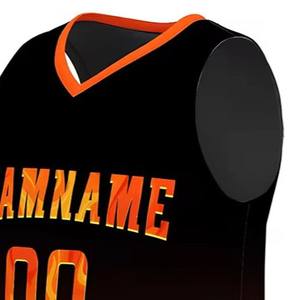 Uniforme de Baloncesto Personalizado 100% Poliéster, Nuevo Estilo - Product Image 3