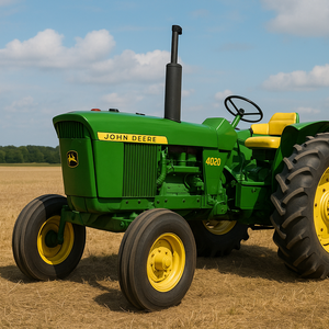 Tracteur agricole John Deere 4020 de haute qualité, 4 roues motrices, moteur diesel, prise de force, machines agricoles, efficace, durable, fonctionnement fiable - Product Image 2
