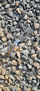 Cuchillo de caza OEM Wirecut de acero de Damasco, cuchillo Skinner con mango de resina, hoja fija para camping, cuchillo EDC para exteriores con funda de cuero - Product Image 5