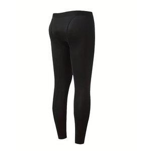 3pcs Set of <b>Men'S</b> Athletic Long Pants, Elastic Comfortable Outdoor Body-Hugging Base Layer Running Fitness Pants - Product Image 2