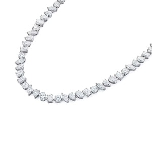 Collar de lujo con corte mixto en oro blanco de 18 quilates - Regalo - Product Image 4