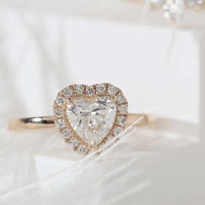 IGI/GIA Lab Grown Cut Diamond <b>Vintage</b> 14k Yellow Wedding/Engagement <b>Ring</b> Unisex Fine White <b>Gold</b> for Anniversary Party-Worthy - Product Image 3