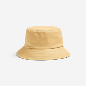Chapeau Bob en Toile de Coton Jaune Unisexe Couleur Unie Décontracté Printemps Été pour Adulte - Product Image 1
