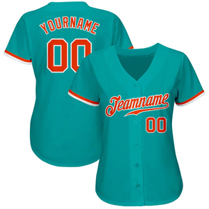 Maillot de baseball personnalisé pour femme, maillot de softball à boutons, uniforme d'équipe sublimé, vêtements de sport - Product Image 3