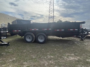 7x14 Dump <b>Trailer</b> with 7K Axles 2ft Sides for <b>Farm</b> Use - Product Image 4