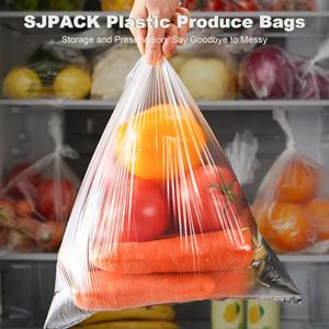Inches Plastic Produce Bag on a <b>Roll</b>, Clear Bags for <b>Fruits</b>, Vegetable - Product Image 3