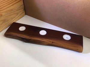 Natural Wood <b>Tea</b> <b>Light</b> Candle Holder for Table Centerpiece - Product Image 3