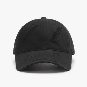 Casquettes de baseball vintage en coton délavé à 6 panneaux de haute qualité pour hommes, style papa, en denim, avec support de logo brodé personnalisé – Vente en gros 2026 - Product Image 1