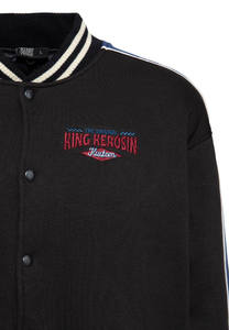 Nouvelle arrivée, veste de baseball pour homme, automne-hiver, manches longues, 100% coton, col en polaire, formelle, brodée, jacquard, tendance - Product Image 2