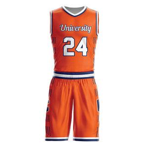 Kit d'uniformes de basketball en gros pour équipes, anti-humidité, pour tournois, conception personnalisée pour jeunes, maillot de qualité export - Product Image 3