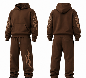 Conjunto deportivo personalizado con logotipo para hombre, conjunto de sudadera personalizado para hombre, conjunto de chándal para otoño para hombre, tallas US S/M/L/XL - Product Image 2