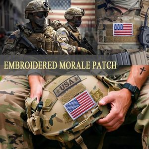 Patch brodé 3D personnalisé drapeau américain en tissu chenille thermocollant rectangulaire pour sacs, chaussures, textiles de maison, cadeaux, chapeaux - Product Image 5