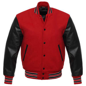 High Quality Winter Wool High Street Baseball <b>Jacket</b> <b>Men</b> Custom Printed <b>Long</b> Sleeve Varsity Letterman Design Reversible - Product Image 6