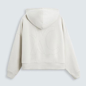 Sudadera con capucha de algodón mezclado de moda para adultos, material suave y transpirable, perfecta para atuendos urbanos y un estilo relajado. - Product Image 2