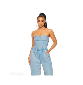 Trendy Stylish Premium Casual Unique Fashionable Comfortable Breathable Durable Soft Everyday Women Denim Top - Product Image 1