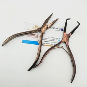 Rose Gold Color Hair <b>Extensions</b> Towel <b>Bead</b> Opener Pliers - Product Image 4