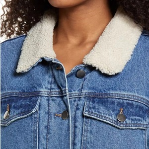 Nouvelle arrivée, veste en jean personnalisée pour femme, 100% coton, imperméable, réversible, respirante, doublure en coton tissé, ASTURBAN WEAR, vintage - Product Image 2