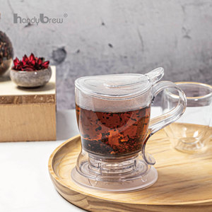 เครื่องชงชาแบบจุ่มแรงโน้มถ่วง HandyBrew ได้รับสิทธิบัตร ปลอดสาร BPA สำหรับชาใบไม้  รับทำโลโก้ตามสั่ง OEM ODM ขายส่ง ผลิตในไต้หวัน - Product Image 4