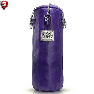 Sac de frappe lourd personnalisable en cuir PU PVC 25KG Léger pour l'entraînement – Créez votre propre design - Product Image 3