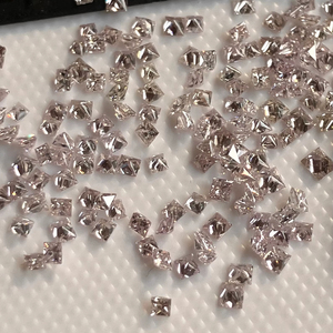 Diamants de laboratoire taille princesse, excellente taille, CVD HPHT, certifiés IGI, couleur rose, VS-VVS, diamants de mêlée pour la fabrication de bijoux - Product Image 1