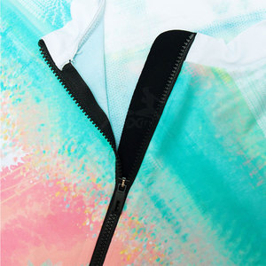 Maillot de cyclisme pour femme à coupe flexible, doté d'un matériau anti-humidité et adapté aux performances sur route - Product Image 4