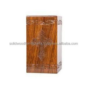 Urnes funéraires en bois pour cendres humaines, urnes funéraires pour adultes, soins des mains, taille personnalisée, fournitures funéraires - Product Image 4